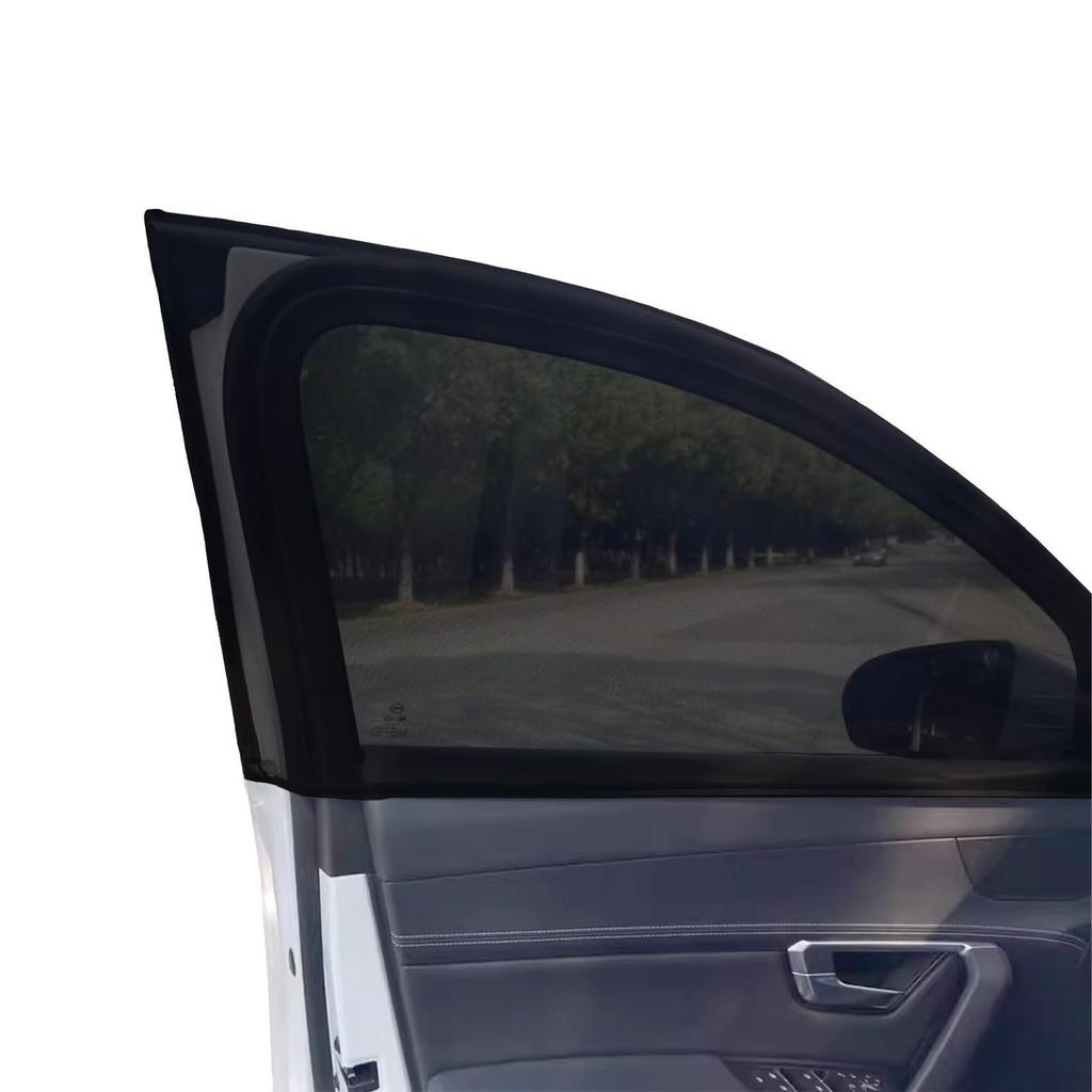 Breathable Elastic Mesh Car Window Sunshade for Pets & Strollers