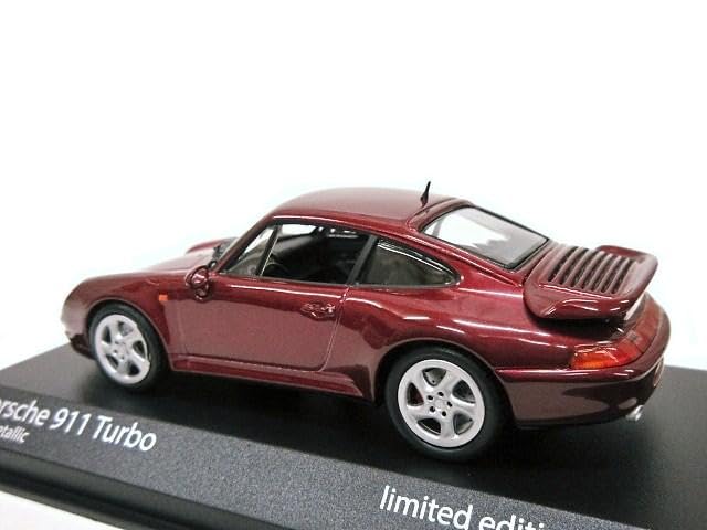 Europäische Limitierte Auflage Porsche 911 Turbo 1995 1/43 (rot)