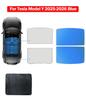 2026 Upgraded for Tesla Model Y New (Juniper) Sunshade Roof Model 3 Accessories Heat Insulation Foldable Glass Sunroof Cover
