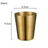 350ml/500ml Stainless Steel Double Wall Beer Mug Silver Coffee Cup Portable Travel Office Water Cups Drinkware Tumbler