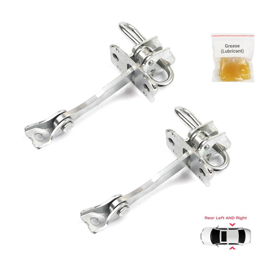 EDP1283-1 2 Pieces Rear Door Hinge Stop Check Strap Limiter for Fiat Idea Lancia Musa 350 2004-2012 51782471
