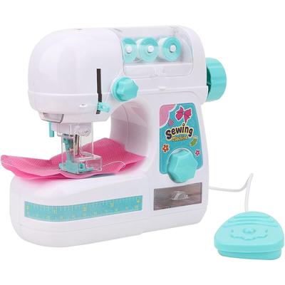 Mini-Nähmaschine, Nähspielzeug, elektrisch, pädagogisch wertvoll, elektrischer Nähstil, Handgerät, Lernspielzeug, lustiges Spielzeug für Kinder, lustiges Spielzeug für Mädchen