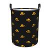 Custom One Pieces Anime Laundry Hamper Large Clothes Storage Basket Pirate King Luffy Skull Manga Toy Bin Organizer for Boy Girl