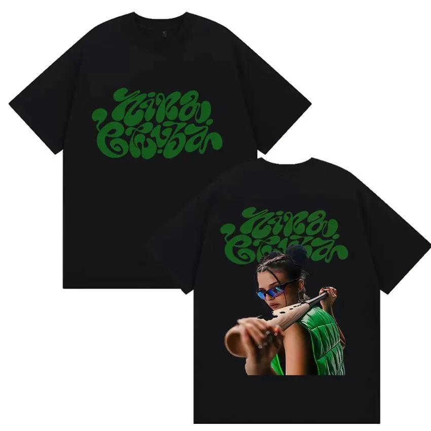 Nina Chuba Album Tour 2026 Druck T-Shirt Herren Damen Hip Hop Kleidung Kurzarm T-Shirts Retro Mode Übergroßes Baumwoll-T-Shirt