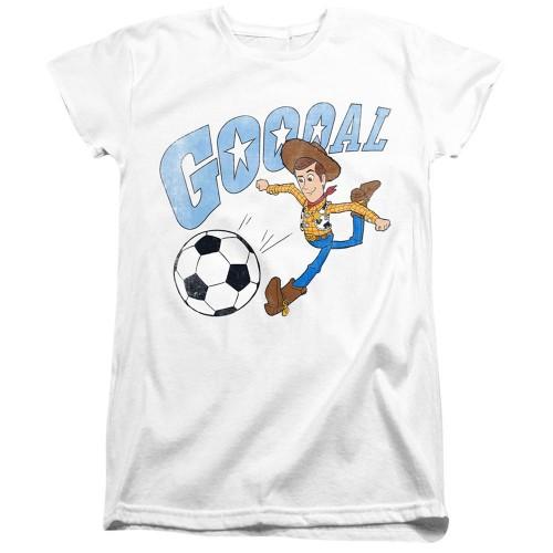 Toy Story Womens/Ladies Goal Woody T-Shirt