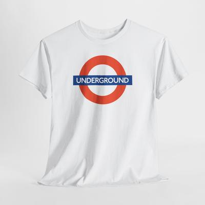 Kollektivtrafik Storbritannien Tunnelbana Underground T-shirt, Tunnelbana Grafisk T-shirt