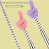 Steel Teaching Pointer Telescopic Rod Finger Design Teaching Stick Finger Reading Sticks Tools School Office Supplies