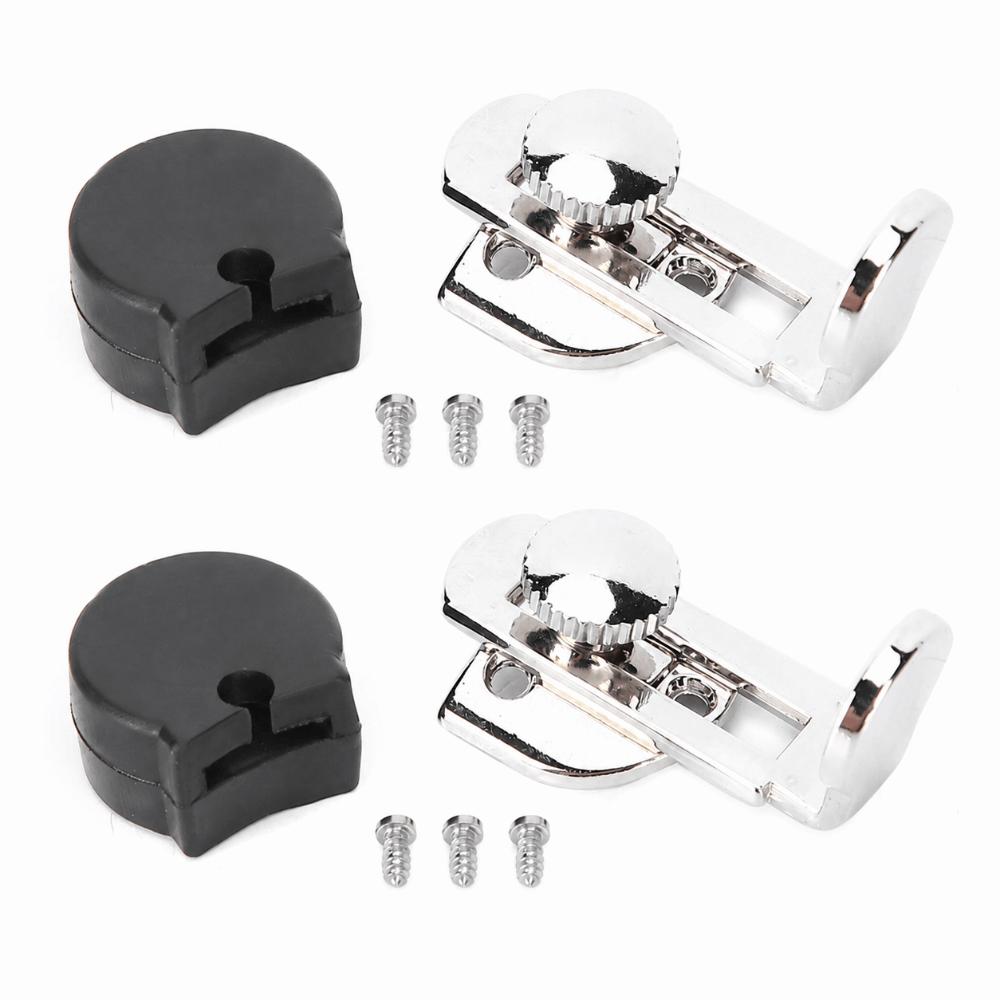 2Sets Black Silver Color Clarinet Thumb Rest Clarinet Finger Cushion  For Clarinet Players