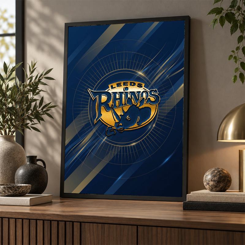 Leeds Rhinos Diamond Painting Kit 5D Full Drill DIY Diamond Mosaic Wall Art Home Decor