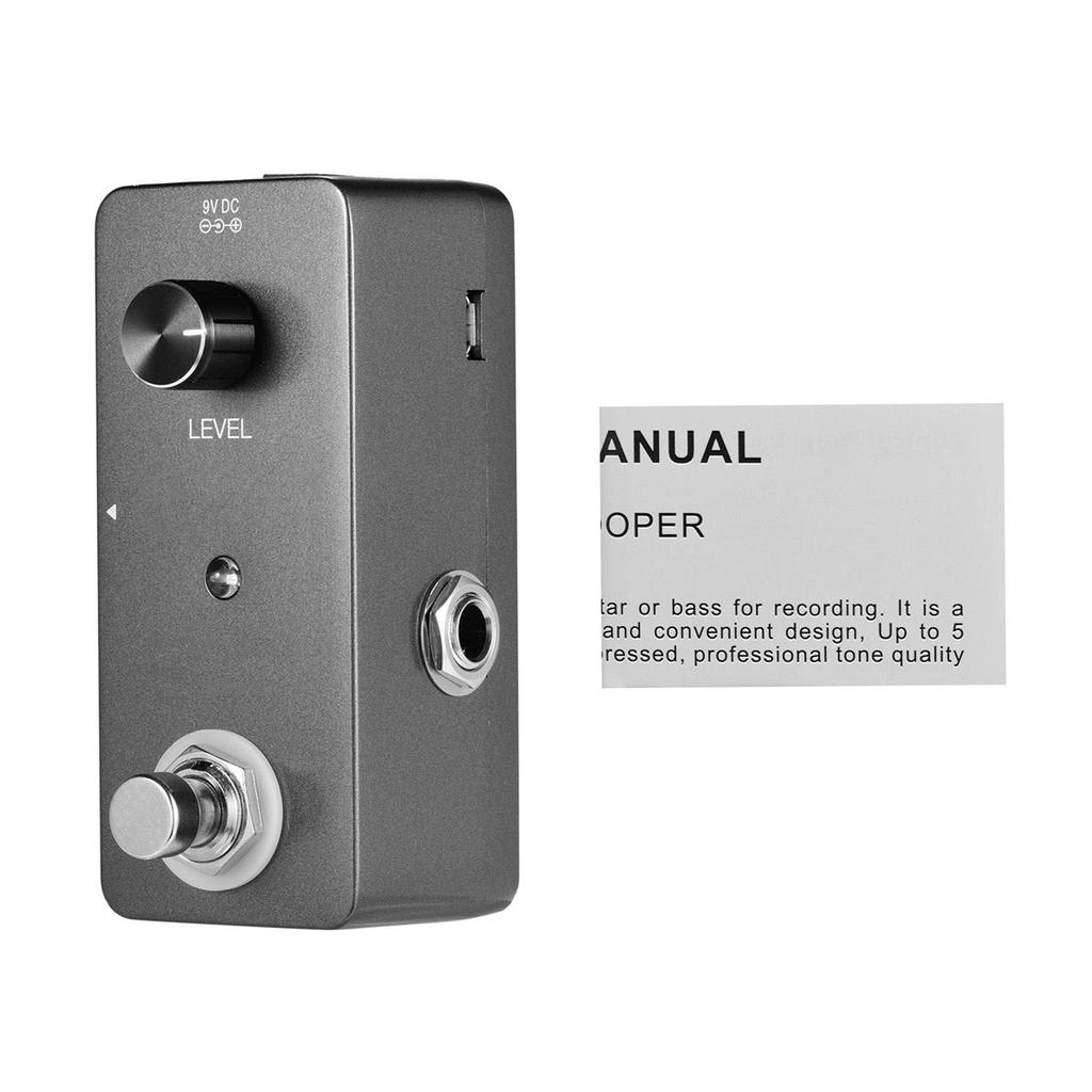 Mini Looper Effect Pedal Guitar Loopers Bass Loop Pedal Ullimited Overdubs 5 Minutes Looping Time with USB Interface