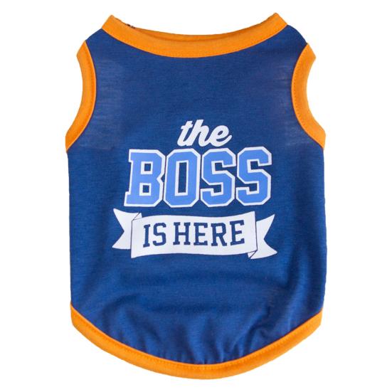 

Жилет для домашних животных, милая летняя футболка с буквенным принтом для собак, уличная ультратонкая дышащая одежда для двуногих домашних животных для маленьких домашних животных XL синий