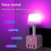 Smart Voice Multi-Color Night Light Cube with USB & LED Eye-Protection Lamp