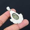 Oval Unakite Gemstone Sterling Silver Handmade Wedding Boho Daughter New Pendant