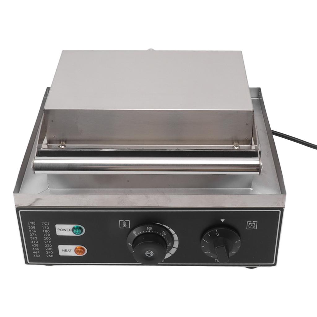 Komerční vaflový donutovač 5 otvorů oboustranné topení nerezová ocel nepřilnavý donut