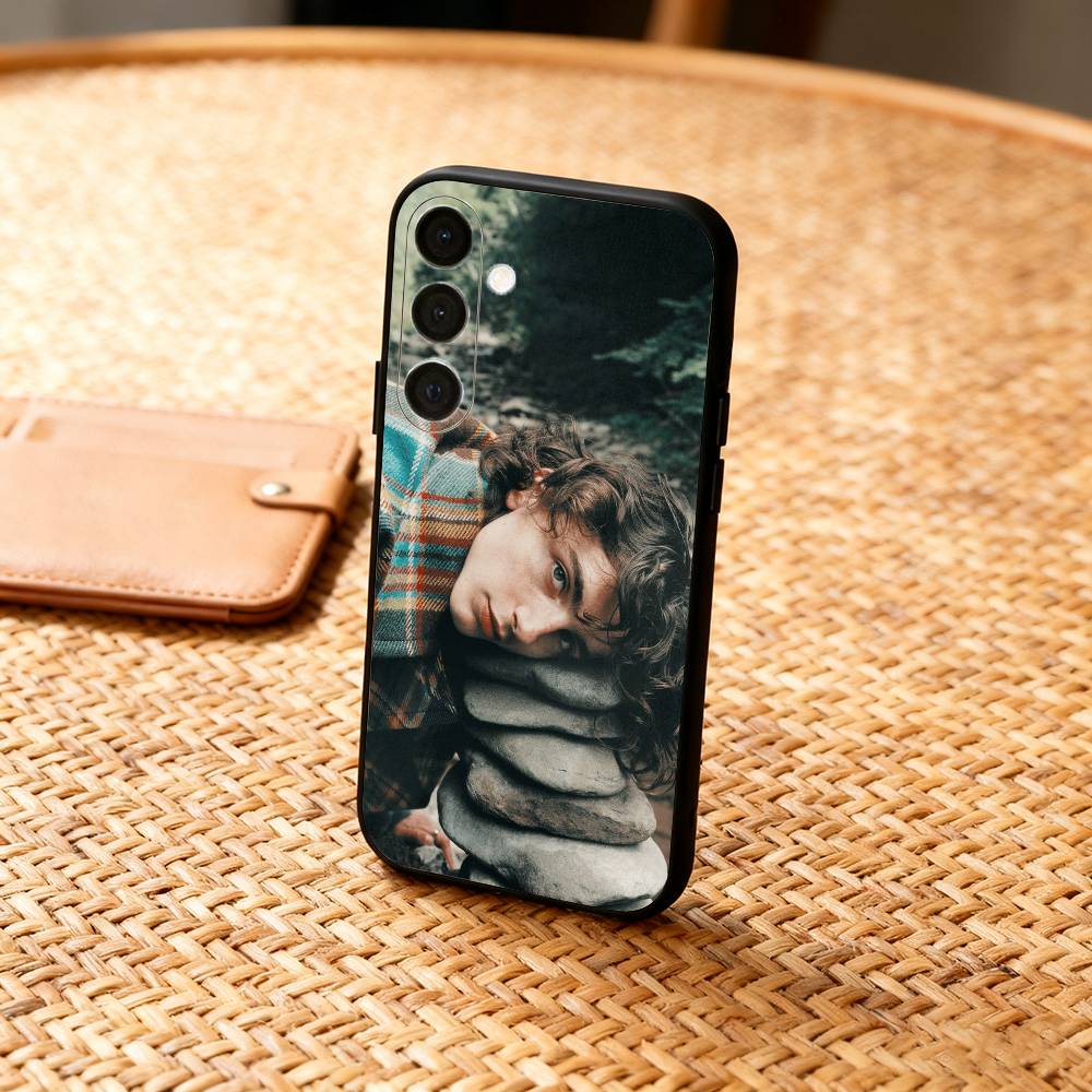 

A-American Actor Timothee Chalamet Phone Case For Samsung A73,72,71,A52,51,40,41,A22,A32,31,A13, Soft Black Shell Samsung a50 30s 50s