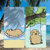 Cartoon Niedlich N-Nudaeng Handtuch Schnelltrocknend Strandhandtücher Sind Geeignet Für Schwimmbäder Camping Yoga Und Das Fitnessstudio