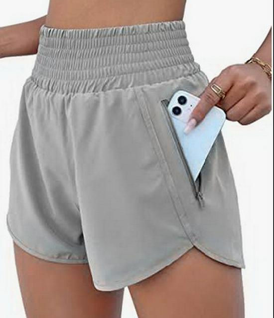 New Hot-Selling European Style High-Waisted Casual Yoga Running Shorts