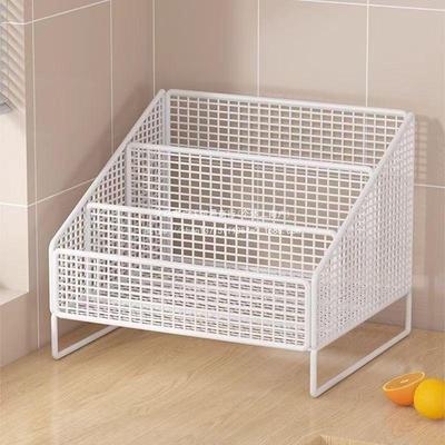 Multifunctional Kitchen Countertop Condiment and Cup Storage Rack