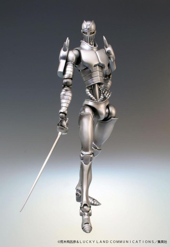 Super Action Statue Bizarre Adventure Part Silver Chariot 160mm PVC ABS Nylon Painted Action Figure "JoJo's 3" Approx. & &