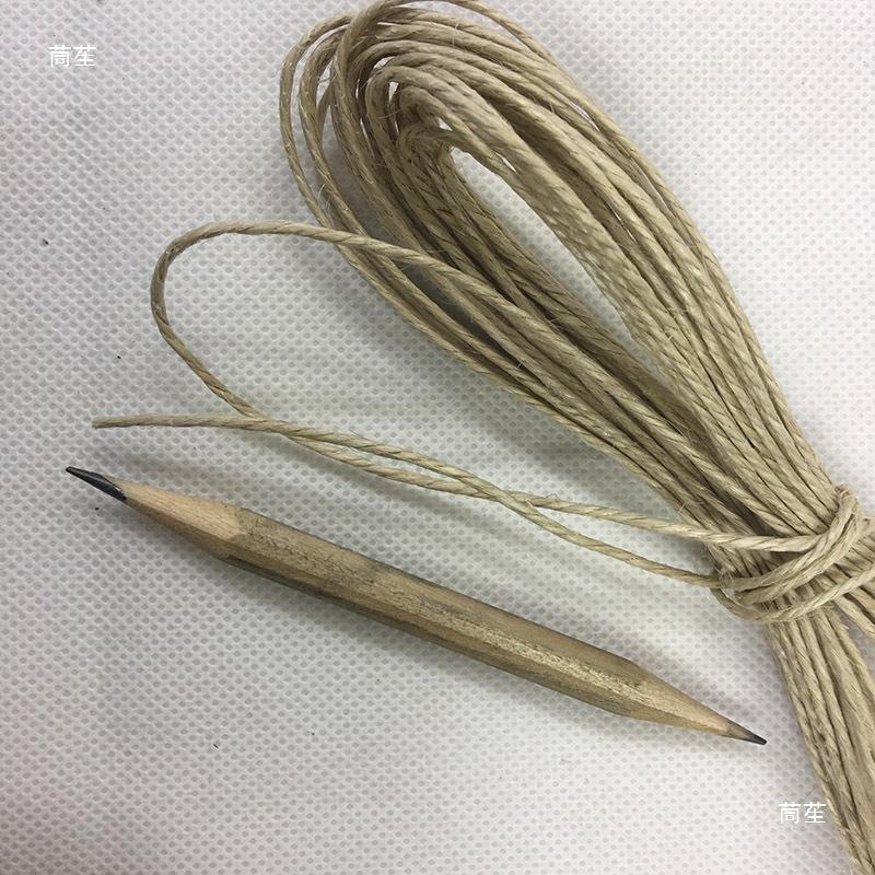 1Mm Jute Wax Rope, Hemp Wax Thread, Kindergarten Handmade Diy, Wax Hemp Rope Bracelet Tag Rope, No Hair Loss Hemp Thread