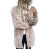 Autumn and Winter Furry Warm Top, Mid To Long Length, Double-sided Protective Jacket