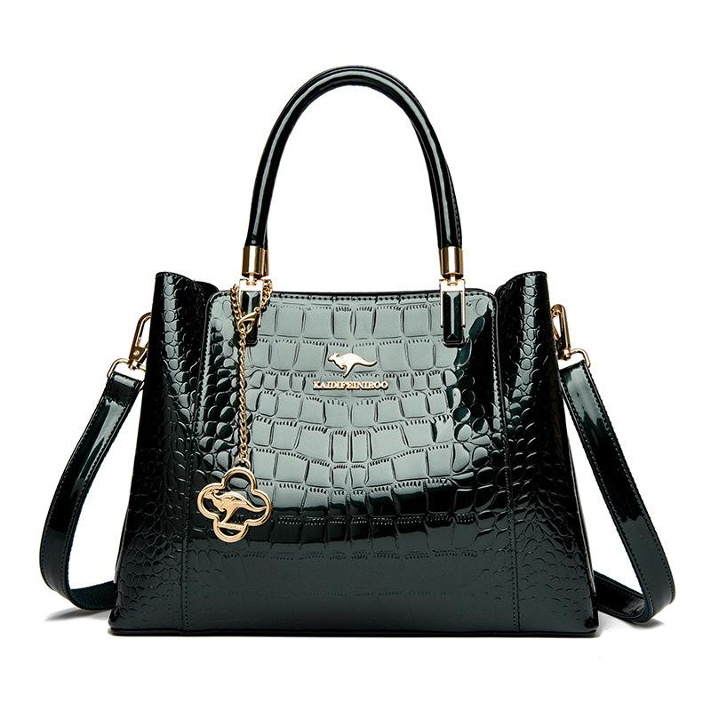Tote Bag - Women's Single Shoulder Crossbody Handbag - Casual Commuting Leather Bag - Large Capacity