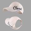 Letter Baseball Caps Summer Solid Color Ponytail Empty Top Hats Adjustable Outdoor Sports Sunshade Hats