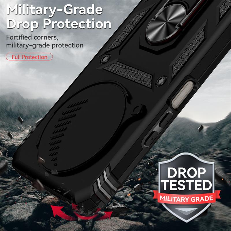 Nárazuvzdorné brnění, posuvné pouzdro do auta s magnetickým držákem a ochranným kroužkem pro Honor X9 Honor X 9 Honor X9 Magic4 Lite Light 5G