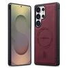 Leather Case For Samsung Galaxy S26 S25 Edge S24 Ultra S23 FE S22 FE A17 A37 A57 A16 A36 A56 Wireless Charging Magnetic Cover