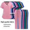 Nurse Uniform Medical Beauty SPA Uniform Dental Scrub Nursing Healthcare Scrubs Set Women Surgical Gown Top+pants Suit Wholesale