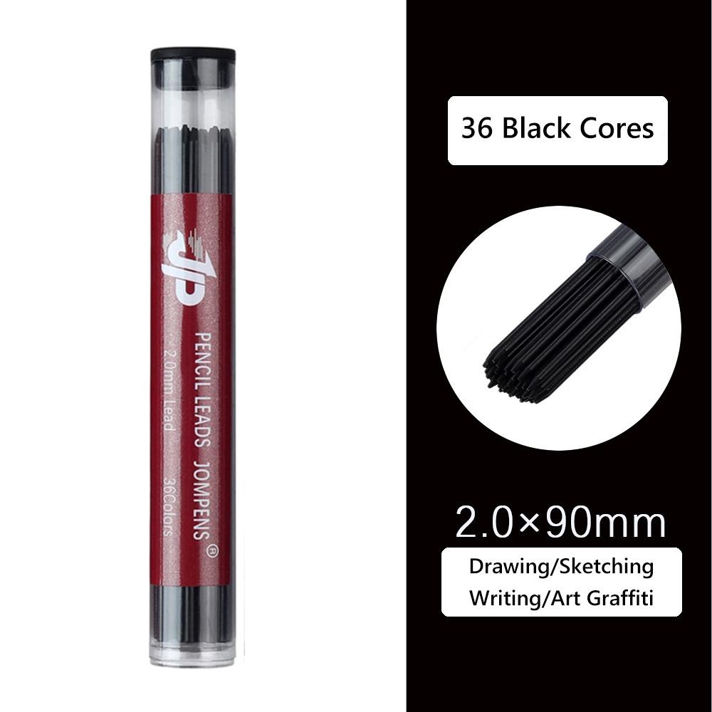 

2.0mm Mechanical Pencil Refills 2B Mechanical Pencil Lead Professional Lead Pencil Refill Black