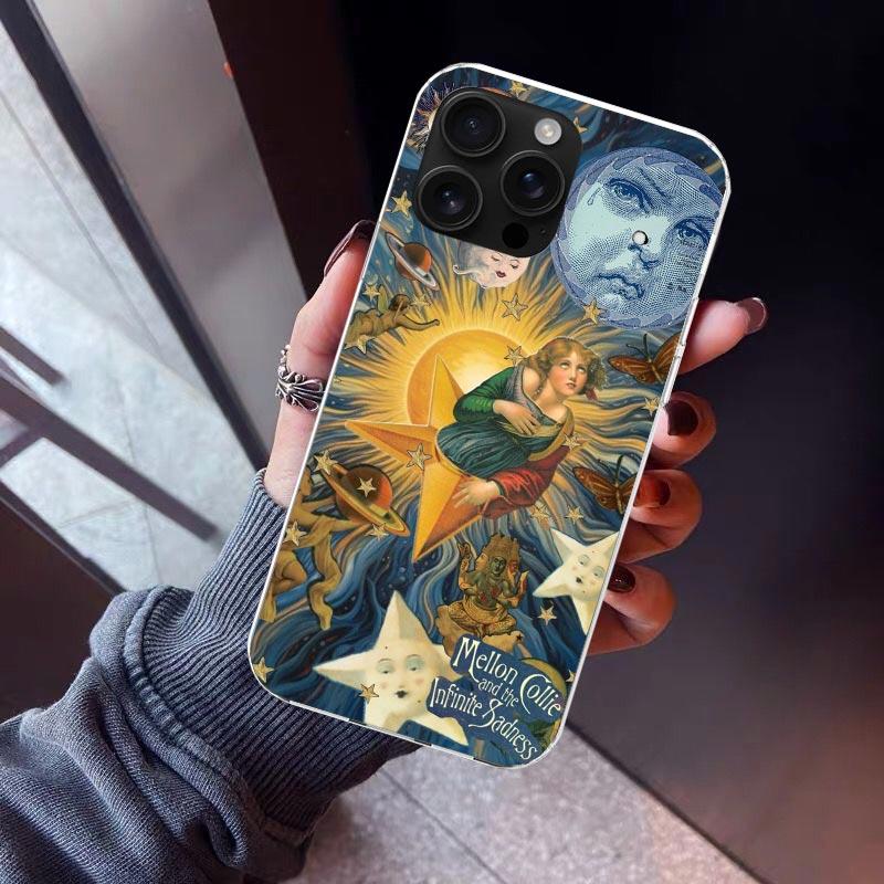 Rock The Smashing Pumpkins Phone Case For iPhone 17 Air 16 15 Pro Max 14 Plus 13 Mini 12 11 Cover 7 8 SE Silicone Shell Print Fu