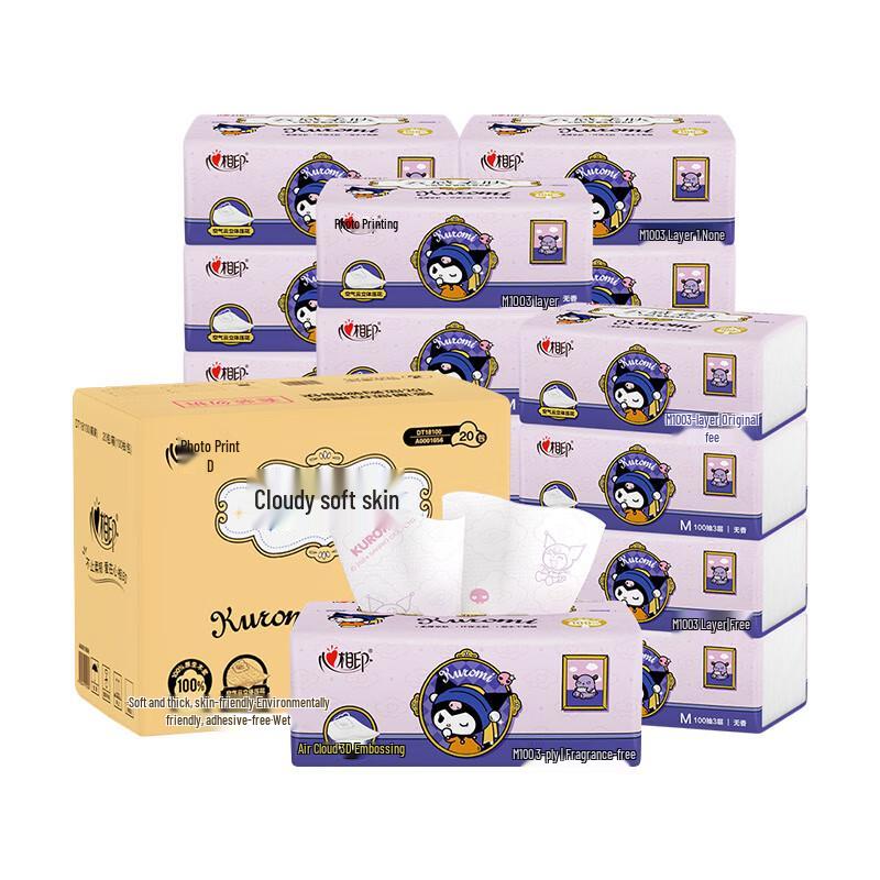 Mind Act Upon Mind Sanrio Cloud Facial Tissues