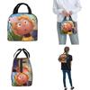 Biene Maja Mit Blumen Cartoon Isolierte Lunchtasche Lebensmitteltasche Tragbarer Kühler Thermische Lunchboxen Für Schule Büro