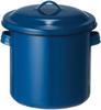 Noda Horo Enamel Tank Lid with Handle 14cm Blue AKT16021