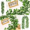 Silk Material Artificial Leaves Vine Green Artificial Sand Jujube Leaves  Home Decoration