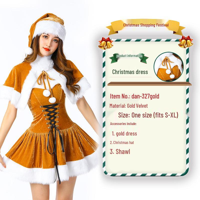 2023 Weihnachtsmann Weihnachtskostüm und Cosplay-Outfit-Set