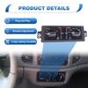 9359814 599199  A/C Heater Control Panel Plate Climate Control Switch for Buick Regal GS, GSE, LS, LSE 3.8L V6 – Gas 2000