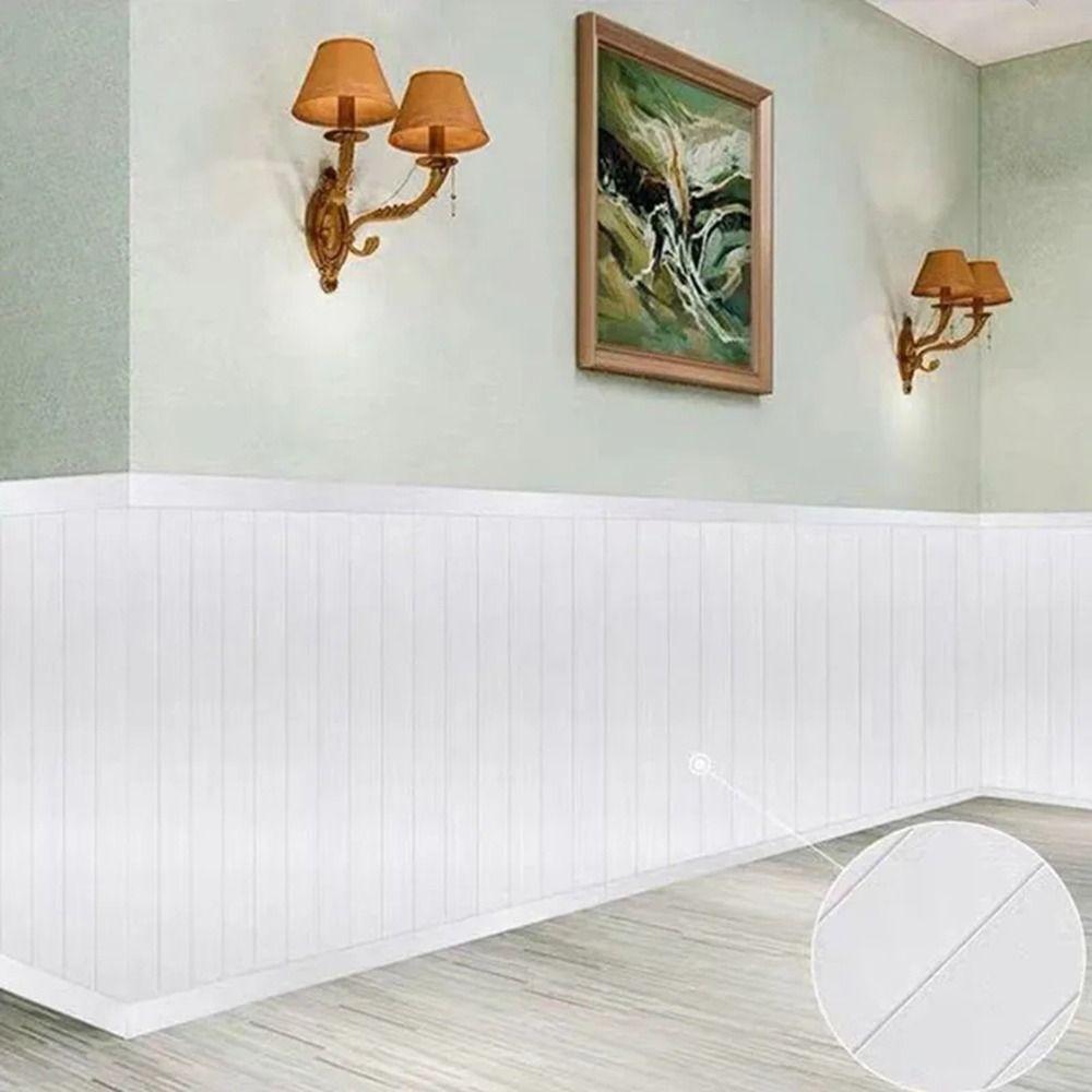 Waterproof Wood Grain Foam Wallpaper Moisture-proof and Moldy Resistant Anti-collision 3D Wall Stickers Self Adhesive Decorative