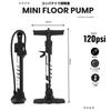 PWT Floor Pump Bicycle Air Pump Compact Ball and Float Adapter Included British Style Dragonfly Cap FPJPS