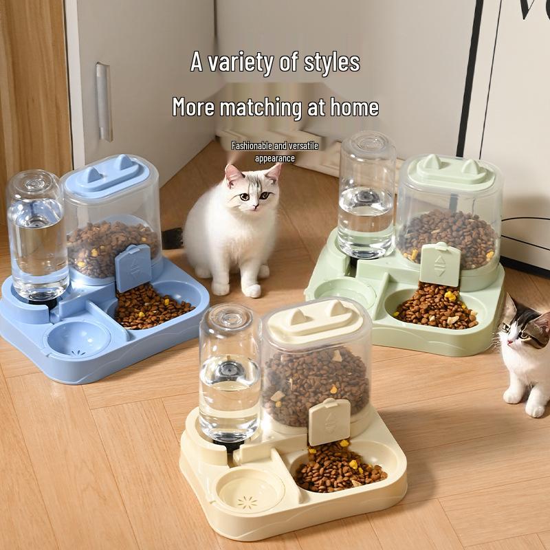 Automatic Double Bowl Cat & Dog Feeder with Drinker