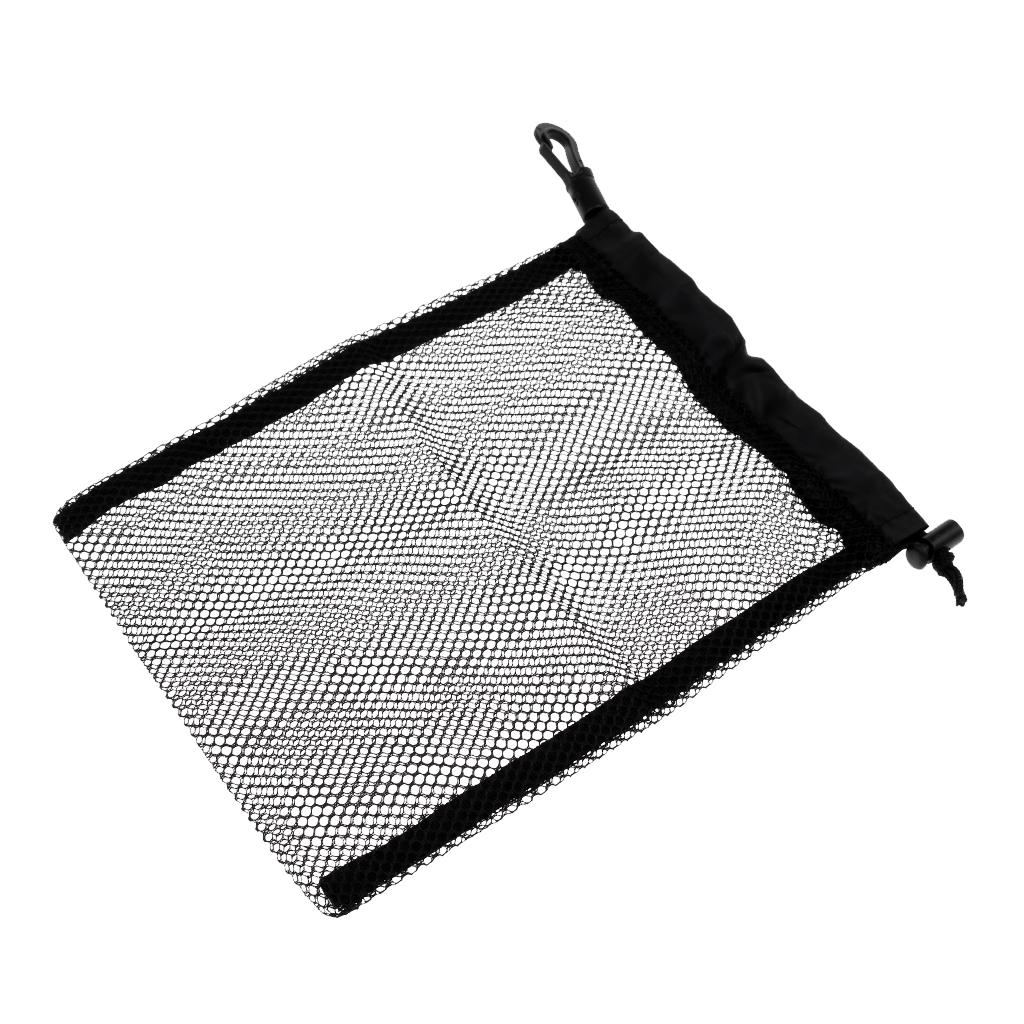 Deluxe Storage Mesh Bag with Sliding Drawstring Cord Lock Closure - Choice of Sizes