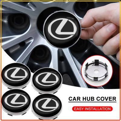 56mm Auto Radnabenkappe Emblem Aufkleber Radaufkleber Auto Styling Für Lexus NX300H CT200H IS250 IS200 RX400H RX450H IS 250 UX