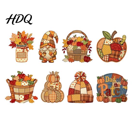 Warm Color Table Ornaments Wooden Autumn Harvest Patchwork Ornament for Decoration Retro Decorative Mason Jars Festival Ornament Lightweight