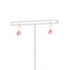 [Official] ESTELLE Women's Hook Earrings in 10K Pink Gold with November Birthstone Topaz (0222-7962-0019-0000)