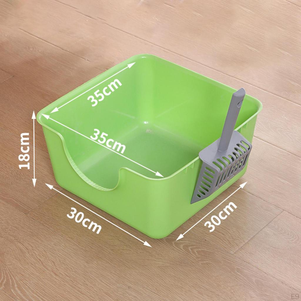 Litter Box Pet Supplies Cat Portable High Sided Easy Clean for
