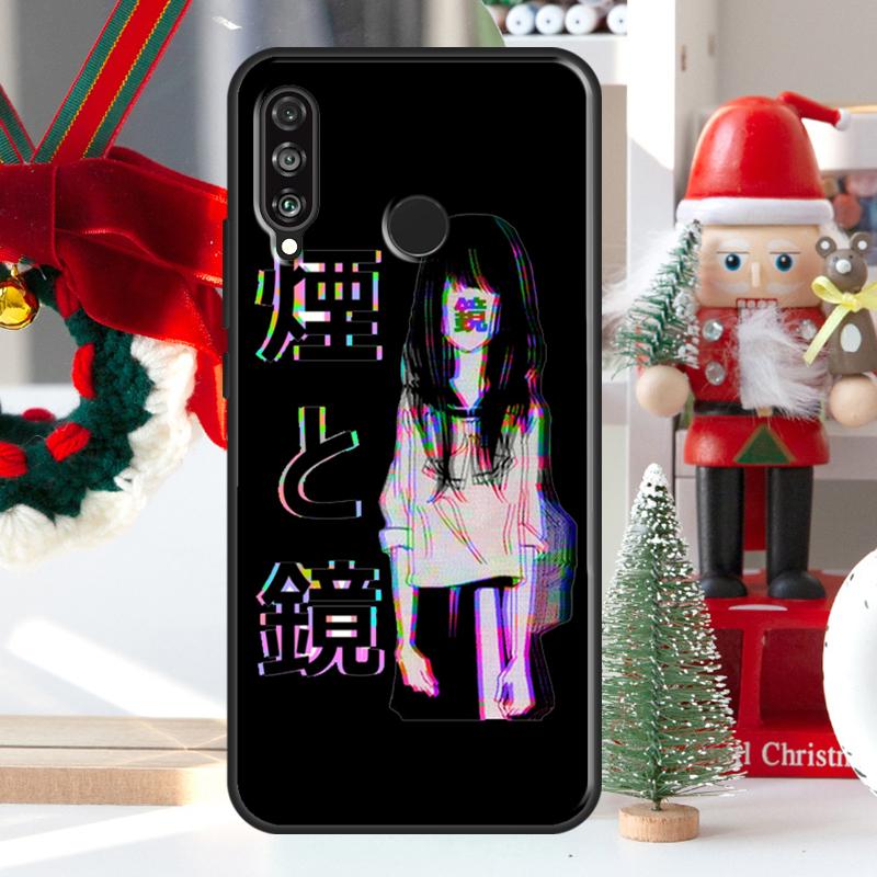 

SAD JAPANESE ANIME AESTHETIC For Huawei Nova 12i 11i 8i 12s Y73 Y72 Y61 Y91 Y90 Y70 Y60 9 10 SE P60 Pro P30 P40 Lite Case Huawei Nova 11
