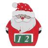 Santa Claus Wooden Countdown Calendar Blocks Holiday Home Office Desk Decor 2025 Festive Tabletop Decoration 3D Design