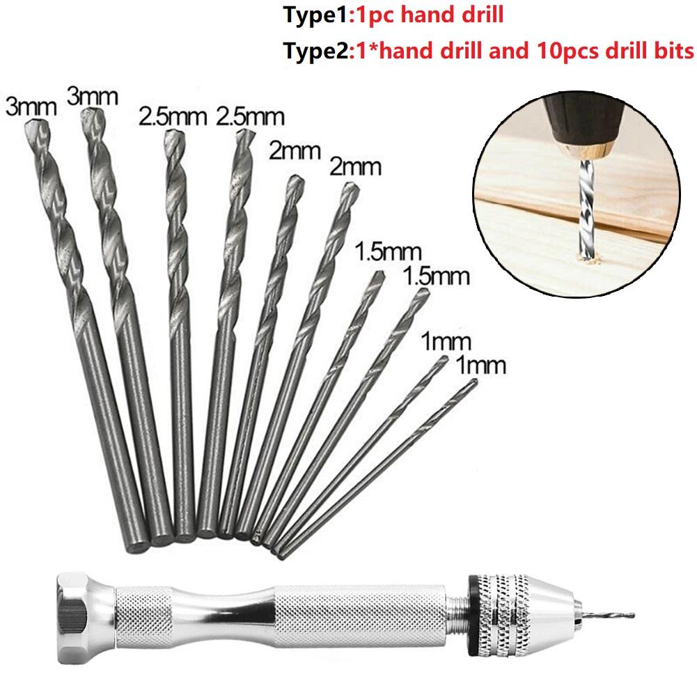 Chuck Clamping Hand Drill 3.74 Inch 95 Mm Drill Bit