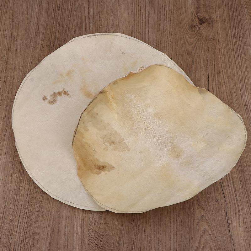 30/35CM Goat Skin Drum Head, Replacement Parts For African Drum, Bongo & Tambourine Percussion Instruments